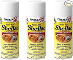 Zinsser 408-3PK Bulls Eye Shellac Spray, 12 oz, Clear, 3 Pack
