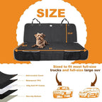 Dog Car Seat Cover for Back Seat,Washable Bench Seat Cover for Truck,Nonslip Backseat Cover Protector for F150/Ram1500/GMC Sierra/Toyota/Chevrolet Silverado,Car Seat Covers for Dogs