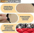Bling Leather Car Armrest Seat Box Cover, Car Console Armrest Cover with Crystal Rhinestones, Anti-Scratch Waterproof Auto Center Console Protector Cushion Pad for Car SUV Truck (Red)
