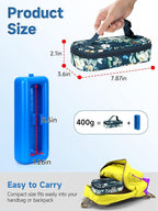 YOUSHARES Insulin Vials Cooler Travel Case - TSA Approved Diabetic Medication Vial Cooling Bag with Protective Ice Brick, Refrigerated Diabetes Supplies Organizer, Small Bottle Carrying Storage