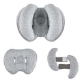 2 in 1 Baby Support Pillow, Adjustable Banana Shape Baby Neck Head Travel Pillow Stroller Insert Cushion for Kids, Toddler, Gray
