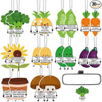 30 Pcs Positive Car Air Fresheners Bulk Employee Appreciation Gift Funny Car Hanging Ornament Scented Incense Chip Dietician Appreciation Gifts for Driver Staff Teacher Nurse Team, 10 Styles