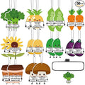 50 Pcs Positive Car Air Fresheners Bulk Employee Appreciation Gift Funny Car Hanging Ornament Scented Incense Chip Dietician Appreciation Gifts for Driver Staff Teacher Nurse Team, 10 Styles