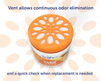 Bright Air 14 oz. Super Odor Eliminator, For Medium-Size Spaces, Mandarin Orange and Fresh Lemon Scent, Case of 6, Air Freshener, Natural Essential Oils, Lasts Up to 90 Days Each