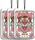 Pink Tiger Car Air Freshener Christian Car Accessories Interior Hanging 3Pcs, Bible Verses The Heavens are Roaring Tiger Decor for Car Christian Religiou Gifts for Women(Real)