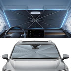 Autorder Windshield Sun Shade Umbrella for 2018-2024 Volkswagen VW Tiguan Accessories,Upgraded Ice Crystal Material,Easy Setup Umbrella Sunshade for Car Windshield,100% Sun Blocking