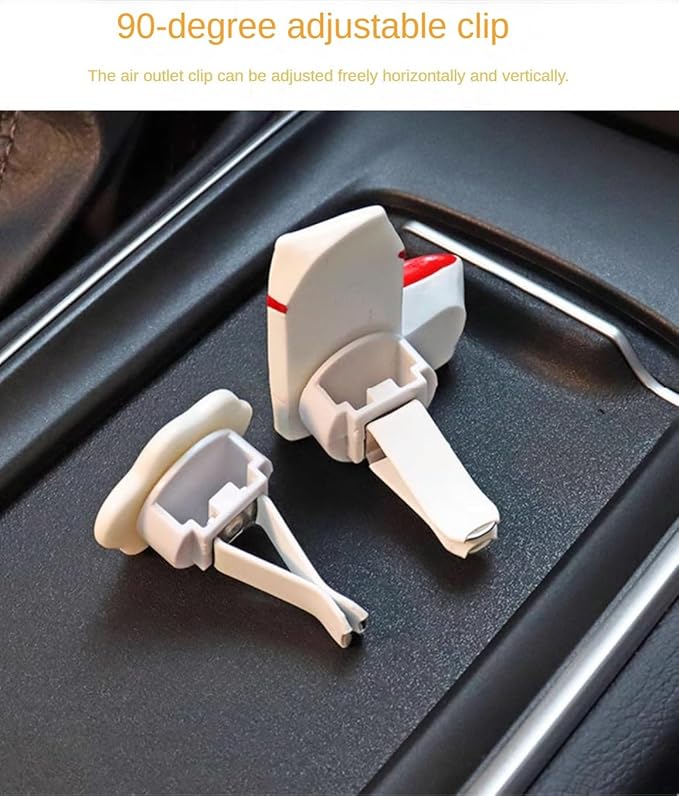 Simulation Food Design Car Air Vent Scented Clip, Creative Toaster-Shaped Car Air Freshener Decor, 3D Long-Lasting Car Fragrance Diffuser (Milk Carton)