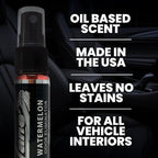 LANE’S Premium Car Air Freshener "Watermelon" - 1oz Oil-Based, Long-Lasting Auto Scent Spray - Food, Pet, Odor Smell Deodorizer for Cars, Trucks, SUVs' Interior Leather, Carpet, Upholstery