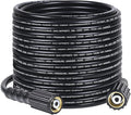 YAMATIC Pressure Washer Hose 50FT x 1/4", 3400 PSI Kink Resistant OEM-Quality Upgrade Power Washer Replacement/Extension with M22-14mm Brass Fittings for Ryobi, Troy Bilt, Greenworks, CRAFTSMAN