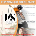 3-1000PCS Custom Car Air Freshener with Logo, Air Freshener Custom Photo, Car Customization Accessories, Personalized Photo Gifts for Business, Gas Station Car Wash Giveaways