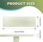 Car Sun Visor Extender, Anti-Glare Sunvisor Extension Shade Attachment for Safe Driving, Clip-On Sun Blocker Sunshade Extender Accessories Universal for SUV, Truck, Sedan(Beige)