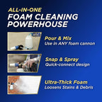 30 SECONDS Foam Cannon Soap – 16 fl. oz. Outdoor Cleaner for Siding, Decks, Driveways & More – Compatible with Most Foam Cannons for Pressure Washers & Garden Hose Sprayers