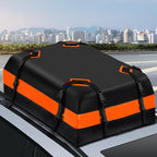 Waterproof Rooftop Cargo Bag, 21 Cubic Feet Heavy Duty Travel Car Roof Storage Bag with Anti-Slip Mat, Foldable Luggage Carrier for SUV Sedan Truck, Ideal for Road Trips Vacations Black