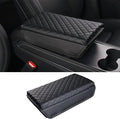 Carwiner Center Console Cover for 2021-2026 Tesla Model 3 Model Y, PU Leather Armrest Box Cushion Protector Accessories