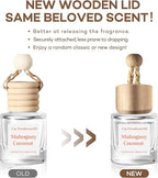 C Classy Car Air Freshener Hanging 2 Pack, Mahogany Coconut Essential Oil Diffuser for Cars, Cute Car Freshener, Long-Lasting Fragrance, C ar Air Fresheners for Women & Men Gift, Made in USA