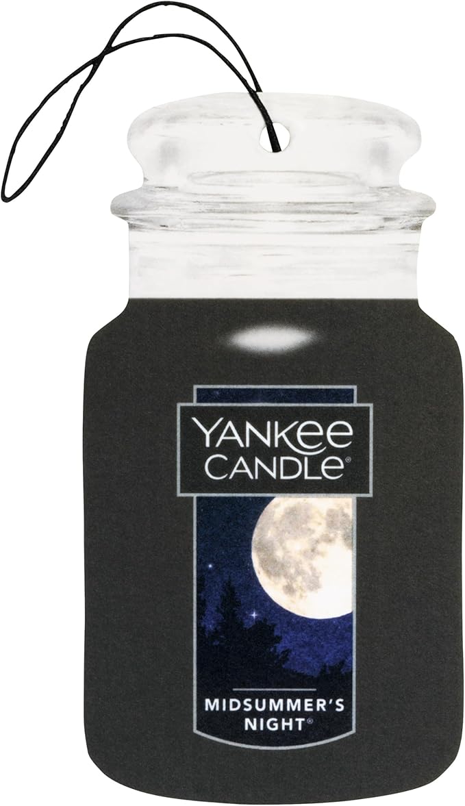 Yankee Candle Paper Car Jar, Midsummer Night (Pack of 3)