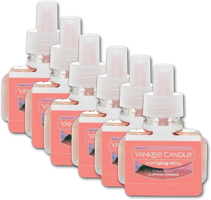 Yankee Candle ScentPlug Refill, Cliffside Sunrise (Pack of 6)