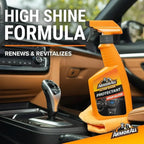Ultra Shine Protectant Spray by Armor All, Car Interior Cleaner Spray with UV Protection Against Cracking and Fading, 16 Fl Oz, 4 Packs
