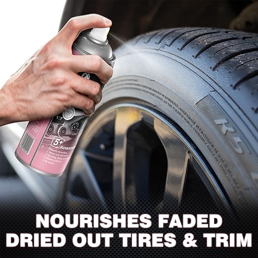 DONKEYPRO Interior Car Cleaner & Polishing - Repels Dust & Staining, Restores & Protects Plastic, Vinyl, Leather, Dashboard - UV Guard, Anti-Aging, Exterior & Interior Car Detailer Spray (3 x 15oz)