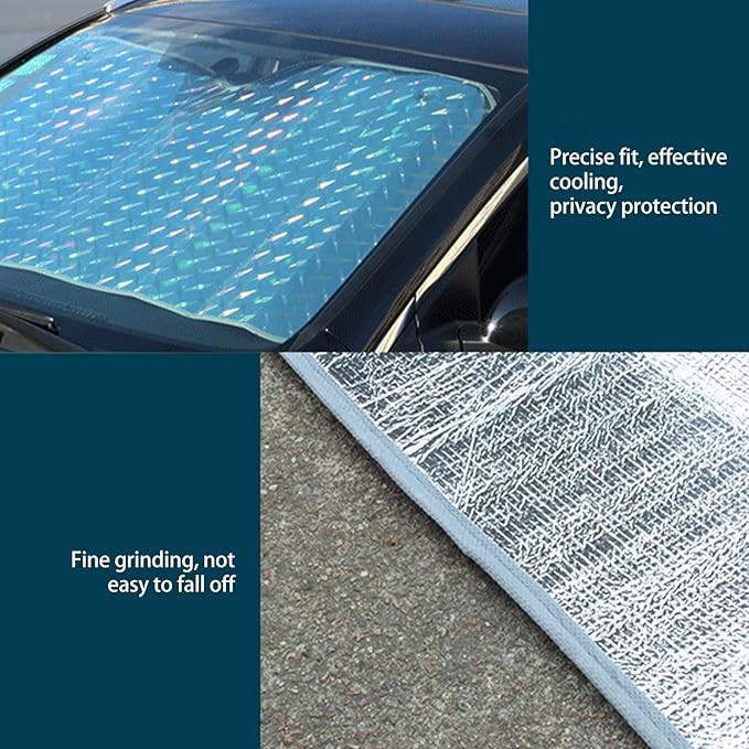 Dashboard Sun Guard - Uv Protection Car Cover | Front Window Heat Shield, Sun Uv Blocker Cover for Front Window, Uv Protection Automotive Interior Accessories for Vehicles R vs Sedans Trucks