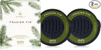Thymes Pura Car Diffuser Refills – 2 Pack of Vehicle Air Fresheners – Air Freshener Car Accessories for Women & Men – Notes of Siberian Fir, Cedarwood & Sandalwood (Frasier Fir, Pack of 2)