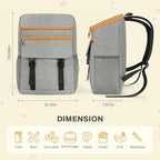 Cooler Backpack Soft Insulated Leak Proof 50 Cans Insulated Backpack Cooler Portable Picnic Camping Beach Hiking BBQ Lunch Backpack for Men and Women - Grey