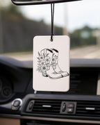 Coquette Black Bow Western Car Air Freshener 4 Pcs Coconut Scented, Preppy Martini Cowgirl Car Accessories Mirror Decor for Women, Girly Hanging Air Freshener for Cars Closet Drawer Books