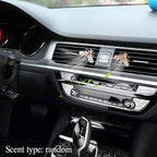 Shiny Bee Car Air Freshener Dashboard Outlet Vent Clips，Pearl Diamond Bee Car Perfume Car Air Conditioner Air Outlet Decoration Aromatherapy Clip，Bling Bee Charms Rhinestone Auto Interior Decorations Accessory