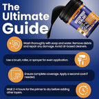 Liquid Rubber Waterproof Sealant - Rubber Paint - All Surface Leak Repair Indoor and Outdoor Flexible Roof Sealant, Water-Based, Easy to Apply, Original Black, 4.75 Gallon