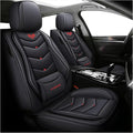 Car Seat Covers Full Set,Automotive seat Covers for Cars,Waterproof Leather seat Covers with Fixed Lumbar Support,Universal Fit for Most Cars,SUV,Trucks and Sedans