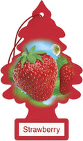 LITTLE TREES Car Air Freshener | Hanging Paper Tree for Home or Car | Strawberry