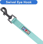 Pawtitas Dog Seat Belt | Pet Safety Seat Belt with Adjustable Strap for Small to Large Dogs | Exceeds Dog Safety Standards | Keep Your Dog Secure in The Car - Teal Car Seat Belt for Dogs