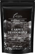 Lapew Midnight Ice Carpet Deodorizer Powder - Pet Safe Freshener for Vacuuming | Scented Odor Eliminator for Home | 16 oz