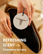 Boho Beige Western Round Car Air Freshener 4 Pcs, Preppy Cow Skull Cactus Cowgirls Boots Hanging Air Freshener for Cars Closet Drawer Books, Western Car Accessories Mirror Decor for Women