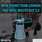 MTM Hydro PF22 Foam Cannon with Wide Mouth Bottle for Pressure Washer, Commercial Grade
