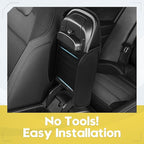 FIILINES Center Console Cover for Chevrolet/Chevy Trax 2024-2026, with Side & Hidden Pockets Armrest Cover Pad Cushion Protector Trax Accessories Armrest Cover Anti-Scratch