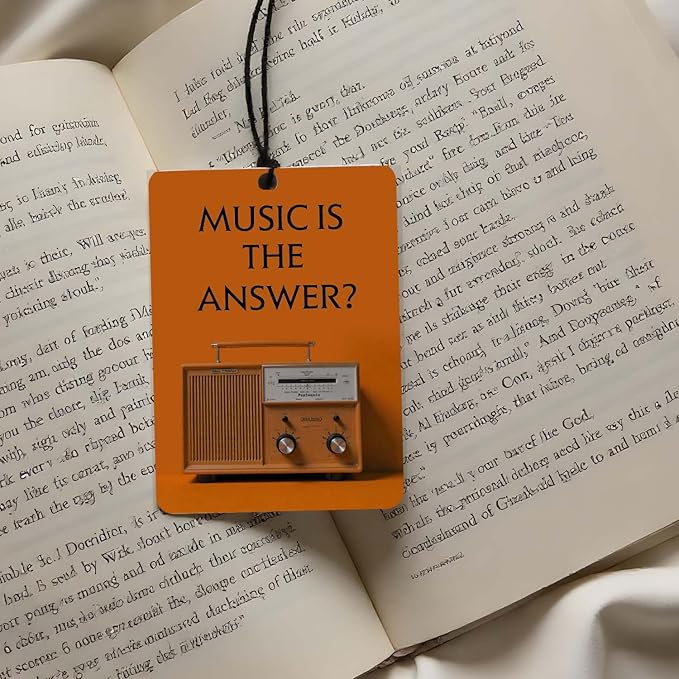 Vinyl Record Car Air Freshener 4 Pcs, Retro Music - themed Hanging Scents for Cars Closet Drawer Books, Car Accessories Mirror Decor for Music Lovers