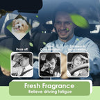 Custom Air Freshener for Car - Double Sided Photo Personalized Car Scents Air Freshener, Smell Air Fresheners With Picture for Wardrobe, Bathroom,Hanging Ornaments (lozenge)