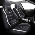 Car Seat Covers Full Set,Automotive seat Covers for Cars,Waterproof Leather seat Covers with Fixed Lumbar Support,Universal Fit for Most Cars,SUV,Trucks and Sedans