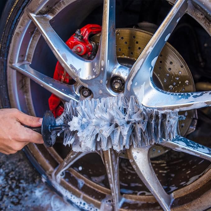 Chemical Guys ACCS37 Easy Reach Wheel and Rim Detailing Brush