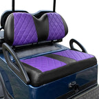 NOKINS Golf Cart Diamond Seat Covers Kit, Fit for Club Car Precedent OEM Standard Front Seat Cushion, Golf Cart Vinyl Seat Cover, No Nails Required