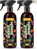 Naked Jungle Premium Plant-Based Odor Eliminator for Strong Odors, Air Freshener Spray, Non Toxic Air Fresheners For Home, Room Deodorizer, No Added Fragrances (16oz, 24oz & 32oz)