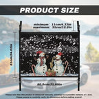 Musical Snowman Auto Seat Storage Hanging Bag Multi-Purpose Seat Organizer for Vehicle Passenger Seat Organization and Storage One Size