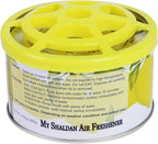 Air Freshener 3-Can Big My Shaldan Lemon Scent Gel, Strong Strength Freshener for Large Cars