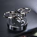 Car Air Freshener | Solar Powered Helicopter Scents Diffuser | Fashion Automotive Interior Decoration Accessories Purifiers for Car and Home Aromatherapy Dashboard (Dark)