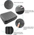 SXCY for 2023 2024 2025 Ford F250 Super Duty Armrest Cover Pad for 2025 Ford F250 Accessories 2025 F250 Center Console Cover 2025 F250 Middle Console Cover w/Soft Cotton Cushion (Added-Pad)