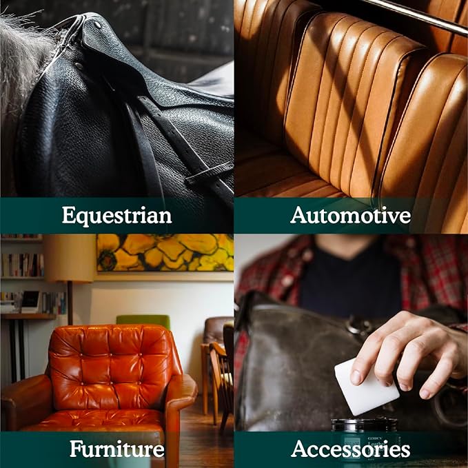 Clyde's™ Recoloring Balm | Non-Toxic Material Dye & Restorer for Furniture, Car Seats, & More | 23 Colors (Dark Mustard, 100ML)