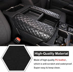 Car Leather Center Console Protector Cover Compatible with Toyota Tundra/Sequoia 2022-2026, Center Console Armrest Seat Box Cover Cushion Lid Protector Pad Waterproof Anti-Scratch Interior Accessories