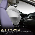 FLORICH Car Seat Covers, Premium Leatherette Car Seat Covers Front Seats, Automotive Vehicle Seat Cushions, Waterproof Seat Protectors for Sedans Cars SUV Trucks, Purple