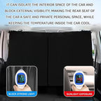 5PCS Car Sun Shade Windshield for Light Blocking and Privacy, Window Screen Cover for Baby Car Accessories Interior for Sleeping Traveling Camping Helps Block UVA/UVB Rays Protection
